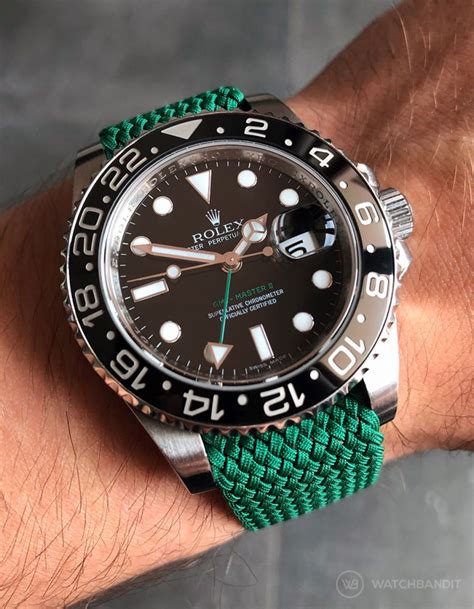 rolex gmt master ii leather strap.